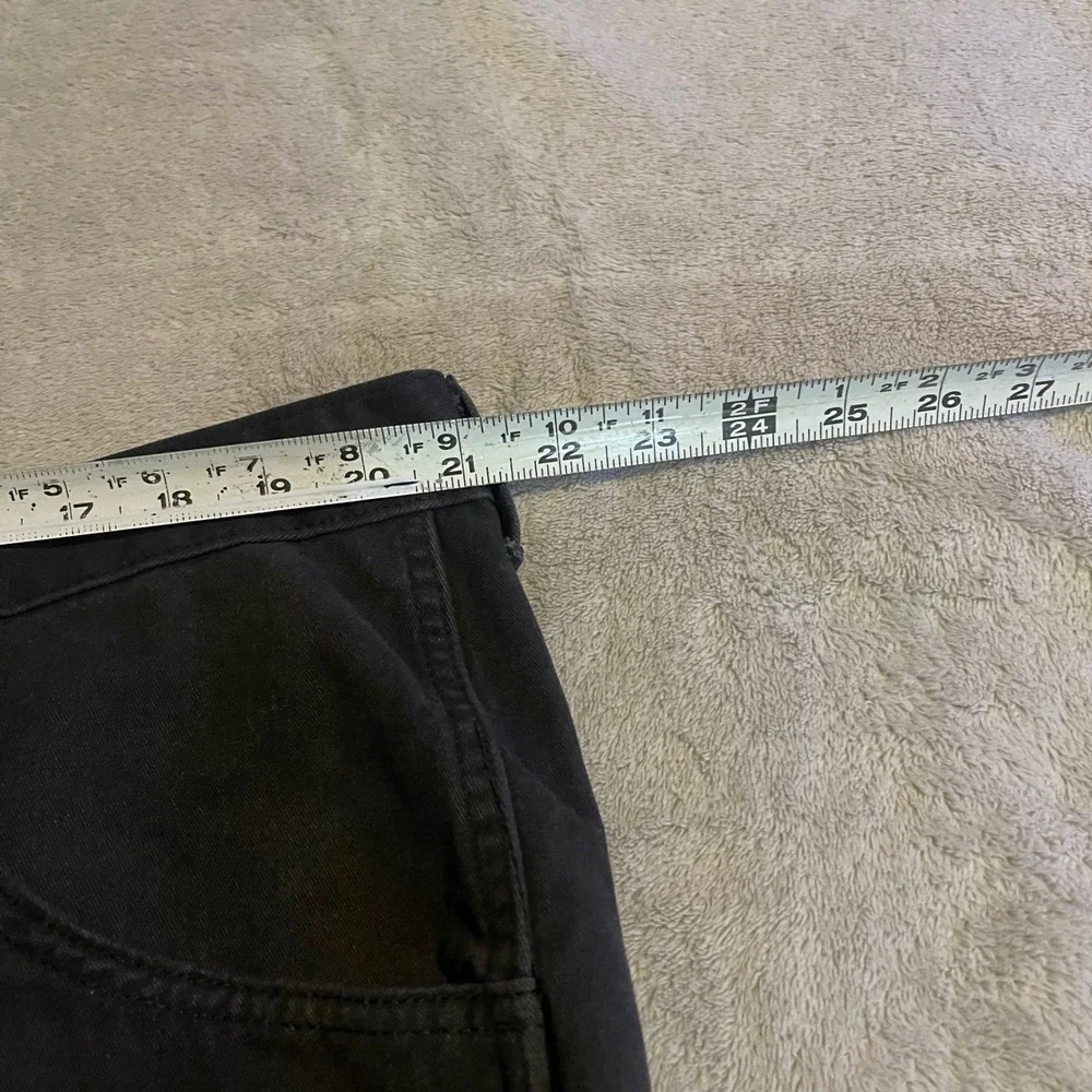 Wrangler Pants Workwear Mens 42x32 Black Canvas Utility Carpenter Streetwear
